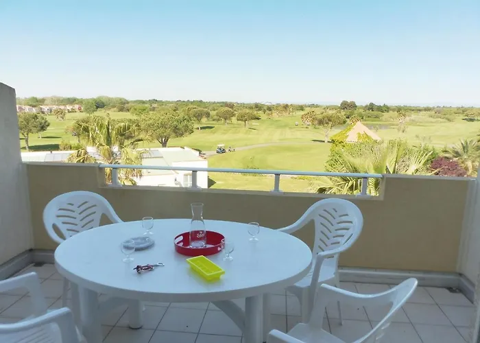 Palmyra Golf Joli T2 Piscine Couverte Vue Golf Cap D'agde Апартаменты Агд